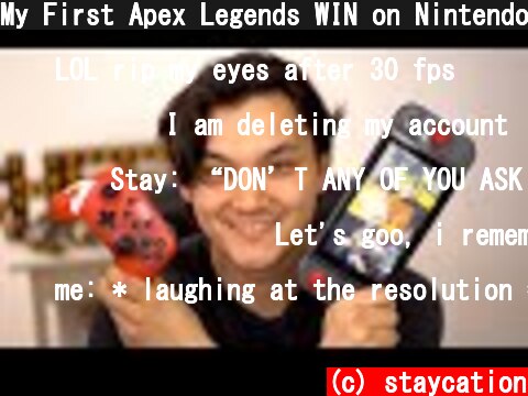 My First Apex Legends WIN on Nintendo Switch!  (c) staycation